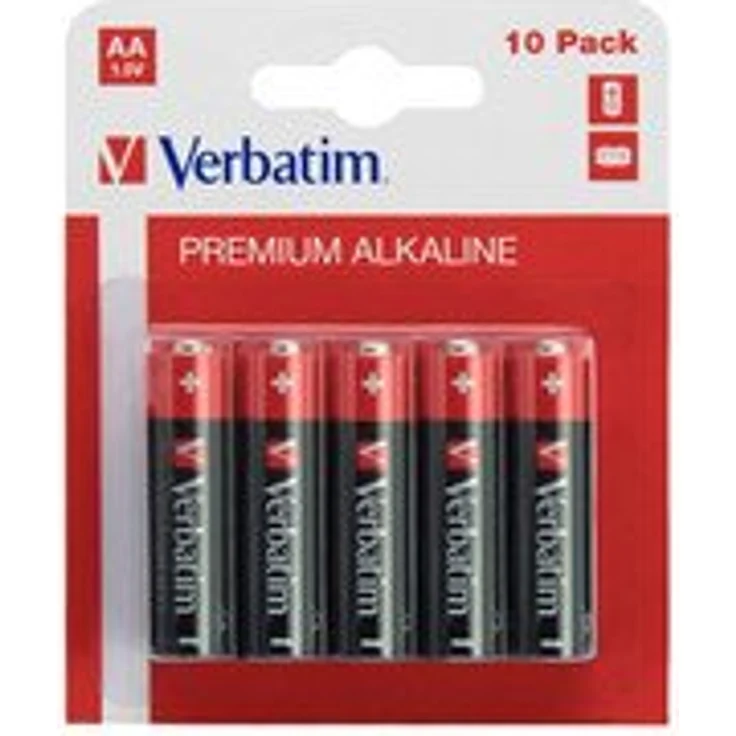 Verbatim AA-Alkalibatterien 1,5V - 10er Pack – Bild 1