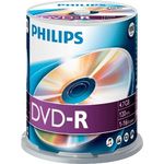 Philips DVD-R Rohlinge (4.7 GB Data- 120 Minuten Video, 16x High Speed Aufnahme, 100er Spindel) - Preisvergleich