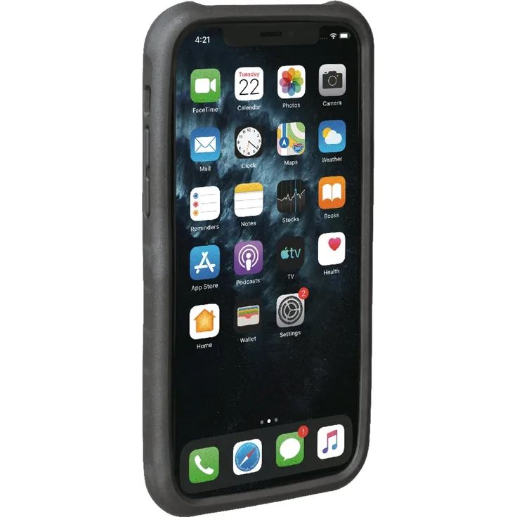 Topeak Handyhülle RideCase Kompatibel mit Apple iPhone 11 Pro, Schwarz