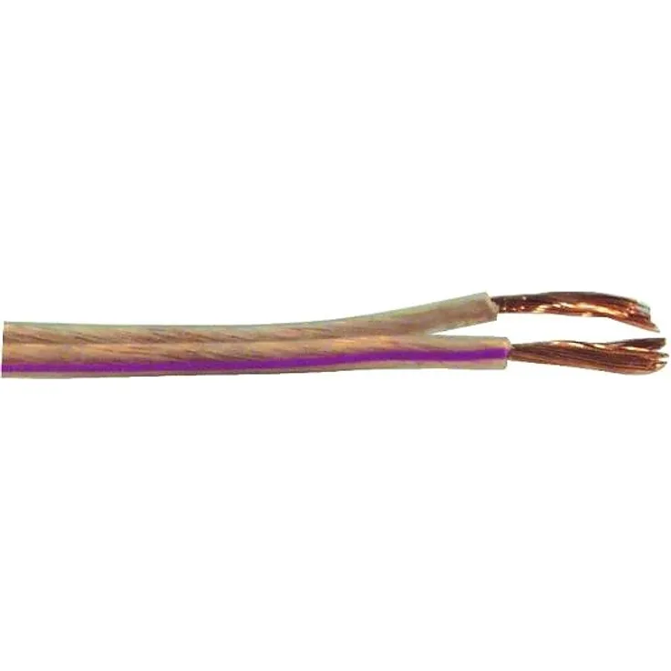 OMNITRONIC 30300611 Speaker Kabel, klar, 2 x 2.5 100M