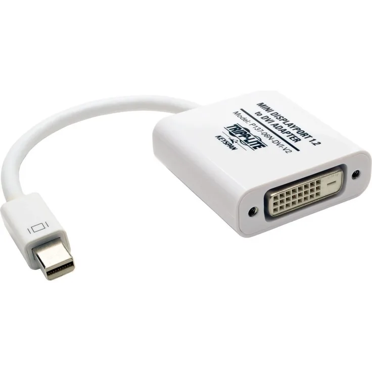 Tripp Lite Keyspan Mini DisplayPort to DVI Active Cable Adapter, MDP 1.2, MDP to DVI (M-F), 1080p, MDP2DVI, 6-in. (P137-06N-DVI-V2)