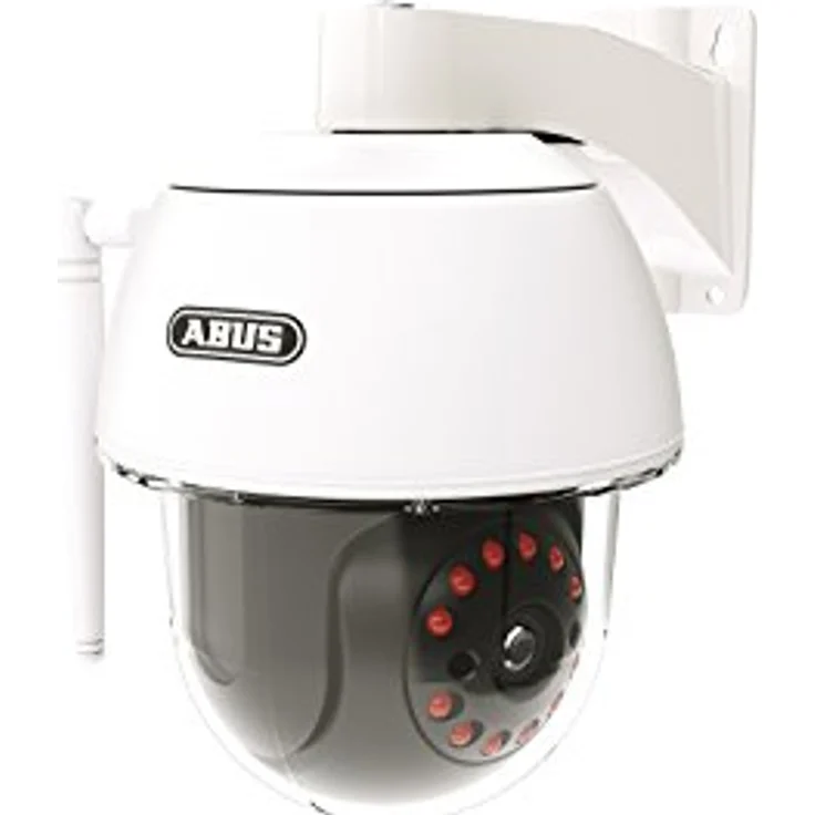 ABUS Dome-Außenkamera PPIC32520 mit Schwenk und Neigefunktion | Full HD 1080p | Infrarot Nachtsichtfunktion | mobiler Zugriff via App | weiß | 79652 - Preisvergleich – Bild 1
