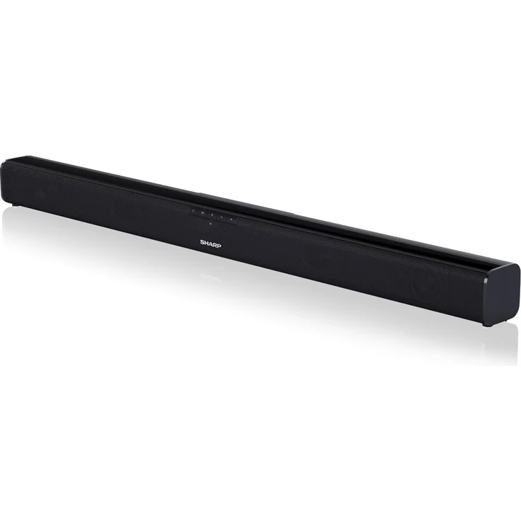 Sharp HT-SB110 2.0 Slim 2.0 Soundbar, kabellos/kabelgebunden, geeignet für TV, schwarz (2018) – Bild 2