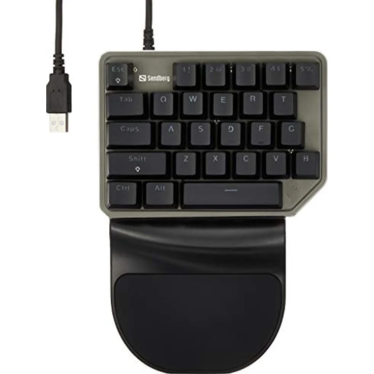 Sandberg RageStorm - Tastenfeld - hintergrundbeleuchtet - USB - Outemu Blue (640-18) – Bild 1