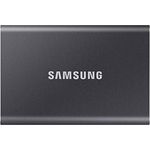 Samsung T7 MU-PC500T - Solid-State-Disk - verschlüsselt - 500 GB - extern (tragbar) - USB 3.2 Gen 2 (USB-C Steckverbinder) - 256-Bit-AES - Titan Gray (MU-PC500T/WW)