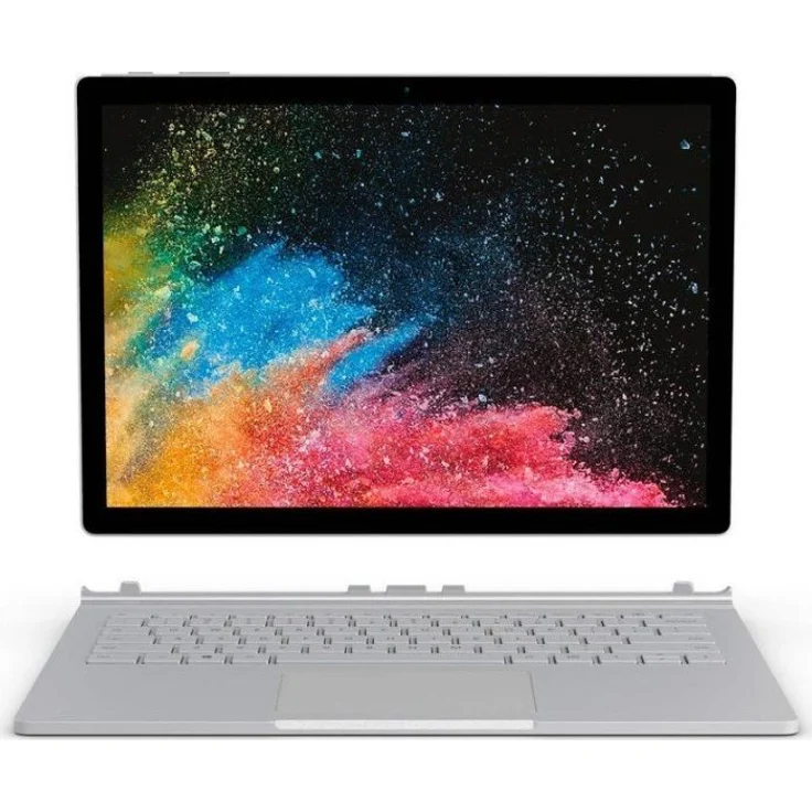 Microsoft Surface Book 2 - 15 Zoll (3.240 x 2.160) Multi-Touch, Intel Core i7-8650U, 16GB RAM, 256GB SSD, Windows 10 Pro 64-bit (Silber) NVIDIA GeForce GTX 1060 – Bild 2