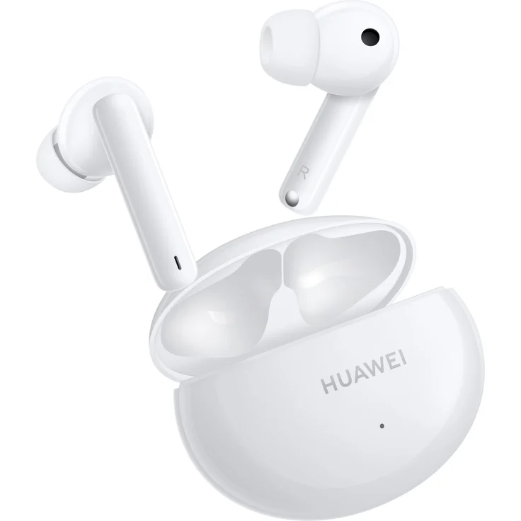 Huawei FreeBuds 4i Ceramic White True Wireless In-Ear Kopfhörer, mit Bluetooth, Mikrofon, Noise Cancelling, weiß – Bild 2