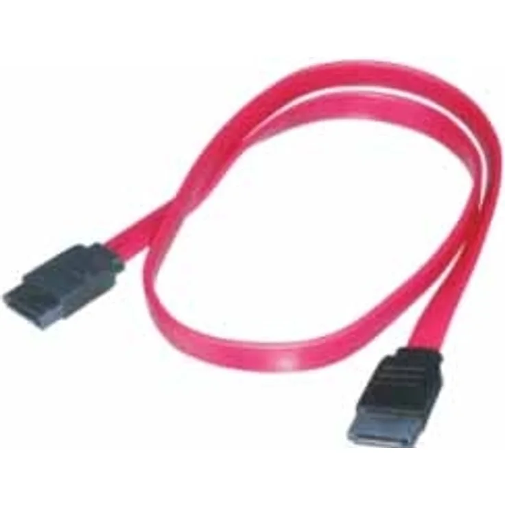 Serial ATA Anschlusskabel, 2 x 7 Pol SATA Stecker, 0,5 m 4 Datenleitungen, 3 Masseleitungen, für Datenübertragungen (11220106)