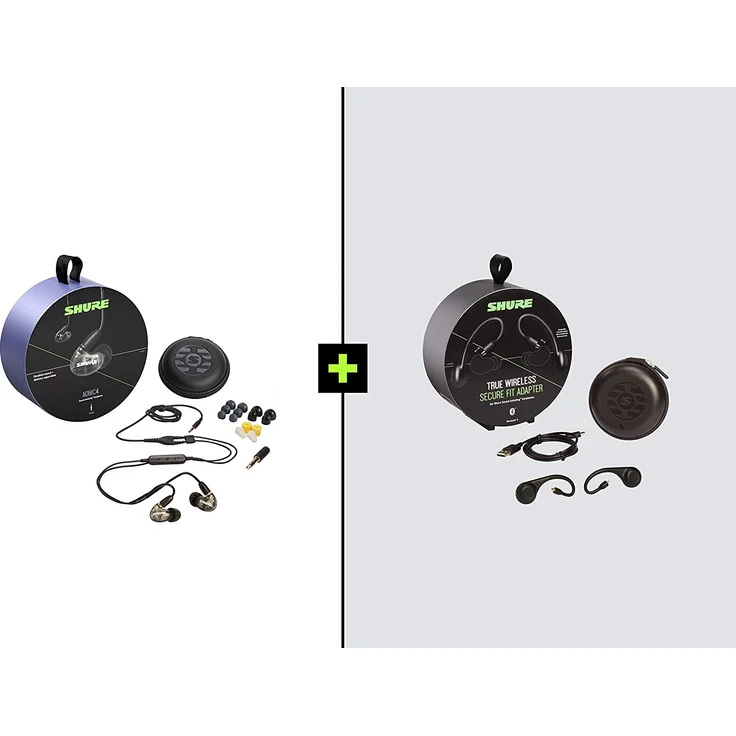 Shure AONIC 4 In-Ear Kopfhörer, mit Mikrofon, Noise Cancelling, schwarz – Bild 3