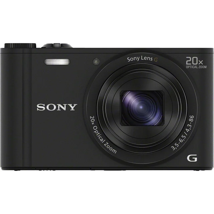 Sony DSC-WX350 Digitalkamera (18 Megapixel, 20-fach opt. Zoom, 7,5 cm (3 Zoll) LCD-Display, NFC, WiFi) schwarz – Bild 1