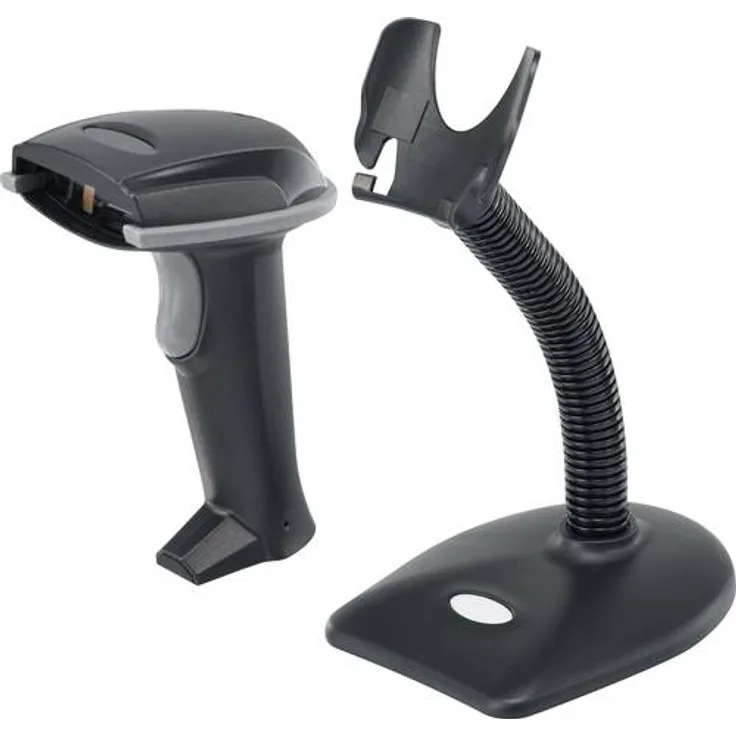 Renkforce LS6320E USB-Kit Barcode-Scanner Kabelgebunden 1D Laser Schwarz Hand-Scanner USB
