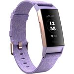 Fitbit Charge 3 Fitness-Tracker Unisex, Einheitsgröße, Aluminiumgehäuse, Lavendel/Roségold