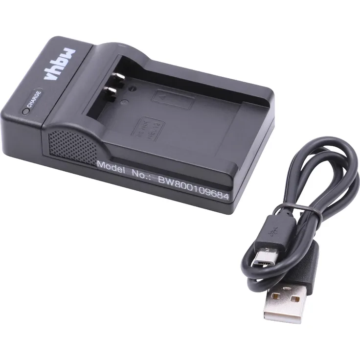 vhbw USB Ladegerät Ladekabel passend für Kamera Nikon CoolPix P300, P310, P330, P340.