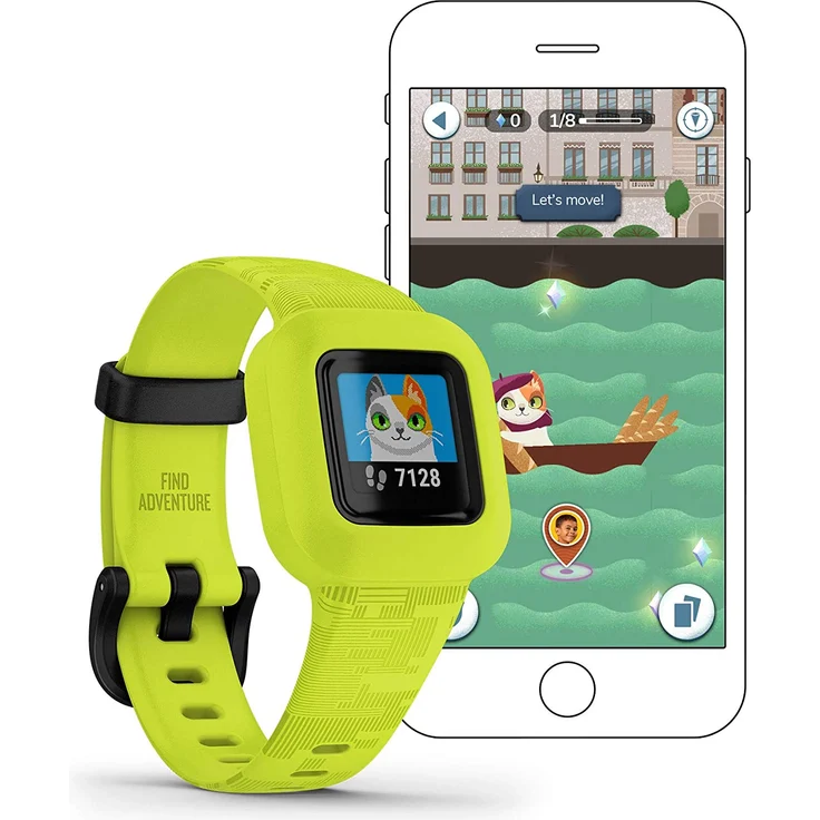 Garmin vívofit jr. 3 Aktivitätstracker für Kinder, Einheitsgröße, Silikonarmband, Digi Camo (010-02441-00) – Bild 5