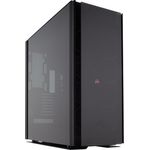 Corsair Obsidian 1000D Super-Tower PC-Gehäuse für 2 Systeme (bis E-ATX, gehärtetes Glas & Aluminium in Premium-Qualität, Commander PRO Lüfter- und RGB-Controller integriert) schwarz