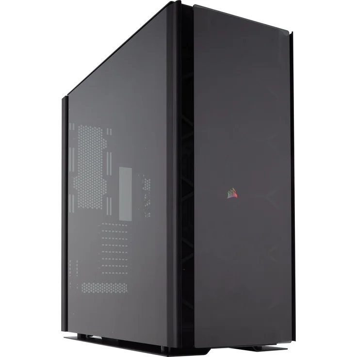 Corsair Obsidian 1000D Super-Tower PC-Gehäuse für 2 Systeme (bis E-ATX, gehärtetes Glas & Aluminium in Premium-Qualität, Commander PRO Lüfter- und RGB-Controller integriert) schwarz – Bild 1