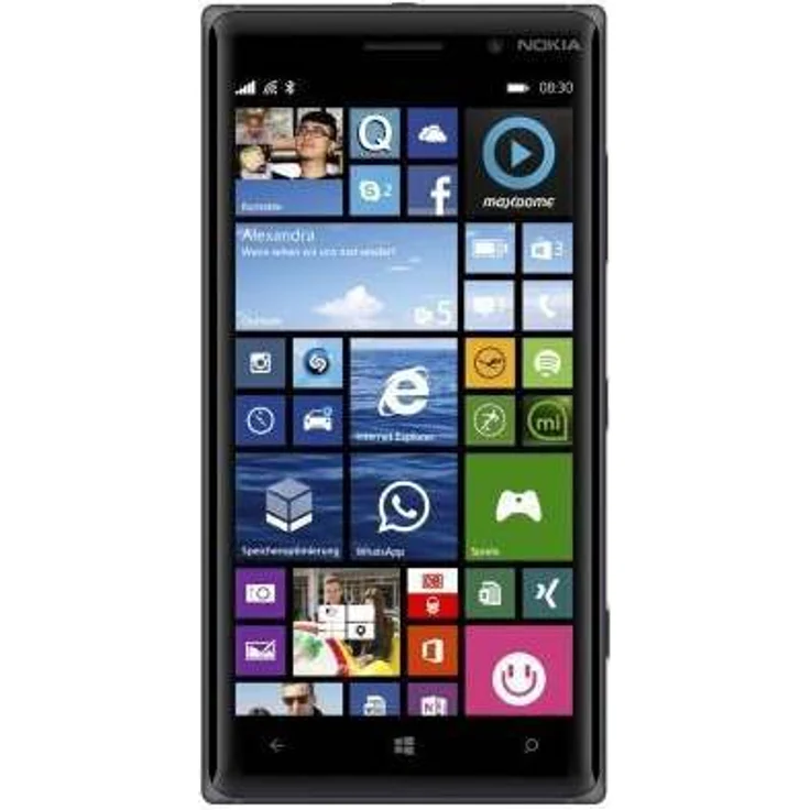 Nokia Lumia 830 16GB Schwarz  – Bild 1