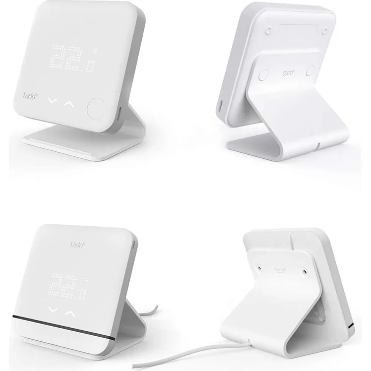 tado° Standfuß Zusatzprodukt für tado° Smartes Thermostat (Funk), Funk-Temperatursensor und Smarte Klimaanlagen-Steuerung, weiß (V3P-STAND-TX-ML-00) – Bild 3