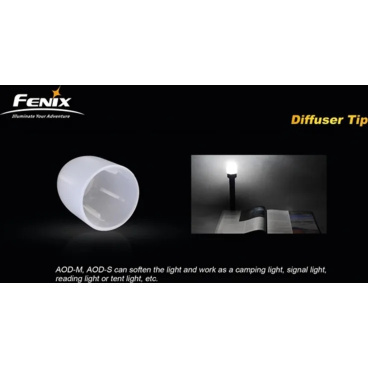 Fenix Diffuser weiß AOD-M TK10 TK11 TK12 TK15 TK20 TK21 TK22 FD45 E40 E50 RC10 R