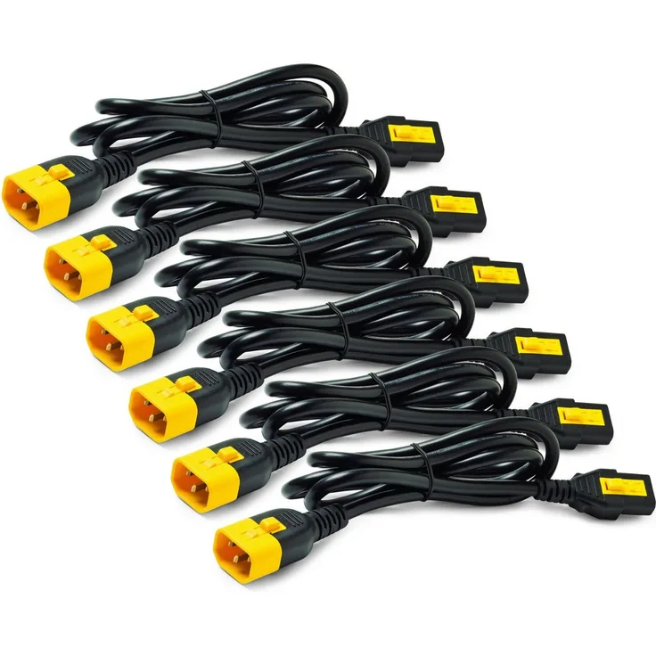 APC Stromkabel - AP8704S-WW (6 Stück, verriegelbar, C13 auf C14, 1.2 m)