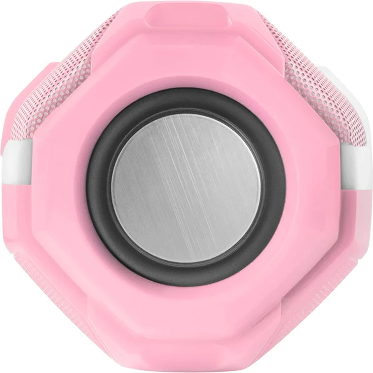 Mars Gaming MSBAX RGB Bluetooth-Lautsprecher mit FM-Radio, Lichteffekt, Kartenleser, rosa – Bild 4