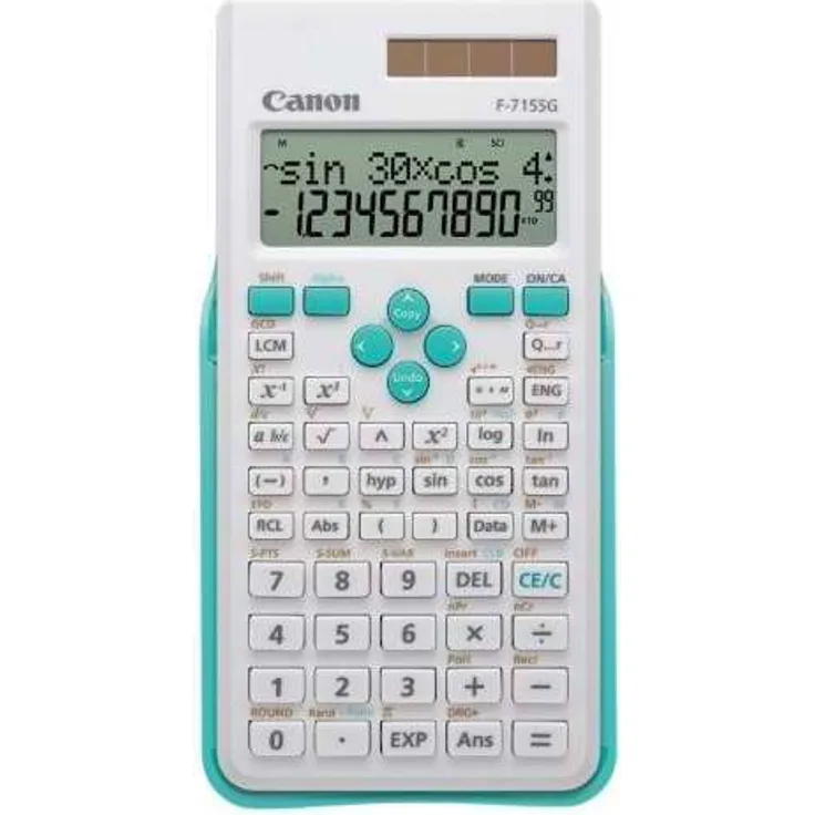 CANON F-715SG EXP DBL Taschenrechner Weiss & Blau
