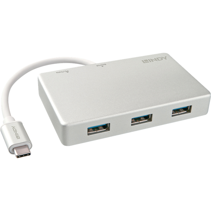 LINDY USB 3.1 Typ C Hub mit Power Delivery