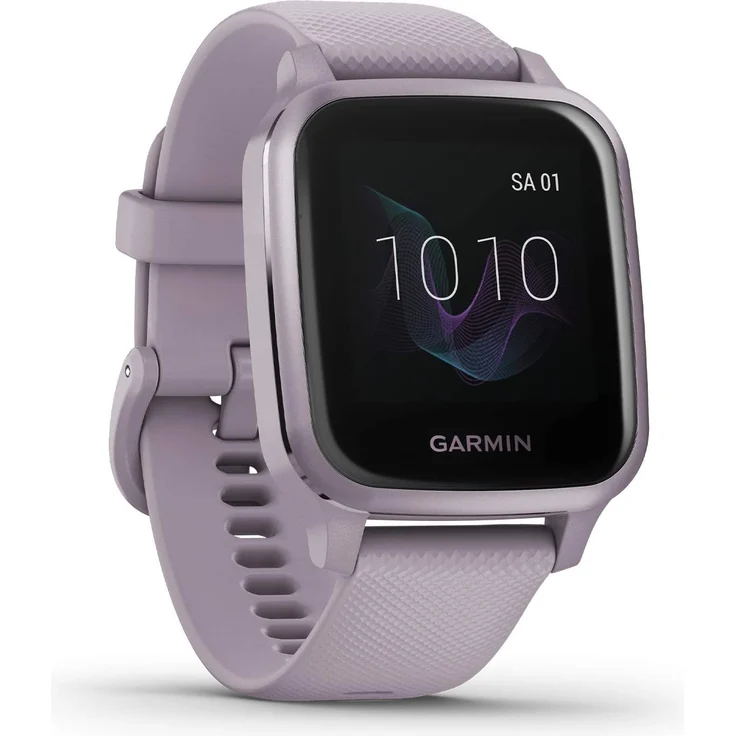 Garmin Venu Sq Smartwatch GPS, Unisex, Kunststoffgehäuse, Lavendel (010-02427-12) – Bild 1