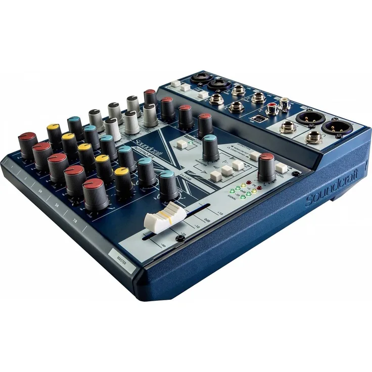 Soundcraft Notepad 8FX  8 Kanal Mischpult mit USB & Effekten