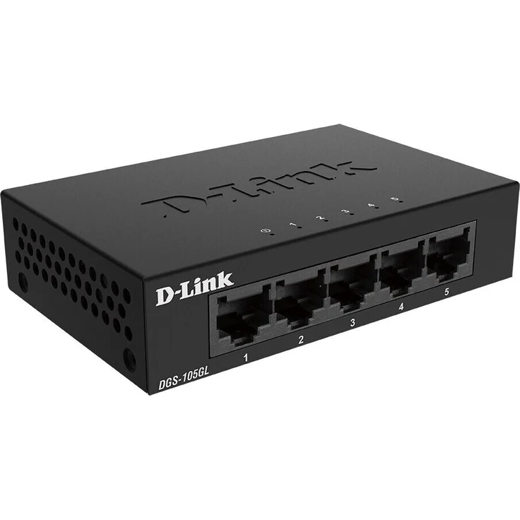 D-Link DGS-105GL-E 5-Port Gigabit Light Switch ohne IGMP – Bild 2
