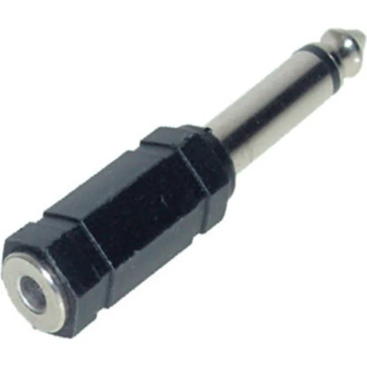 S-Conn Klinkenstecker Mono 6,3mm/Klinkenbuchse Mono 3,5mm
