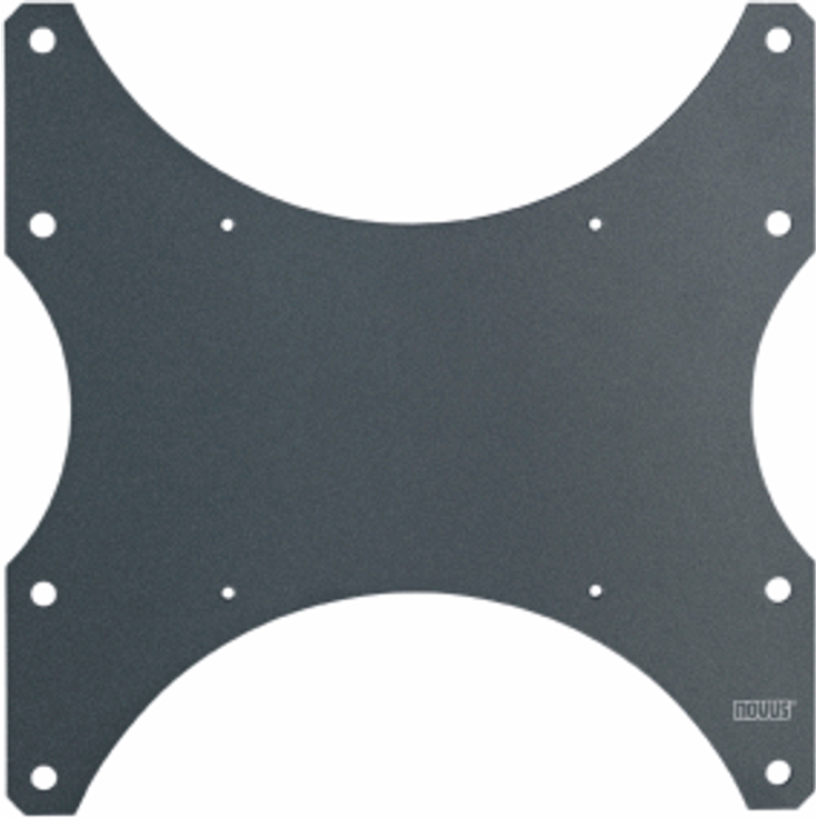 Novus Adapterplatte 200x200mm schwarz
