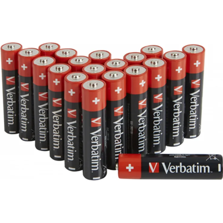 VERBATIM ALKALINE BATTERY AAA 20 PACK