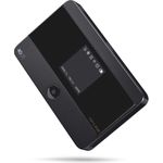 TP-Link M7350 mobiler WLAN Router (4G-LTE bis zu 150Mbit-s Download- 50Mbit-s Upload, Hotspot, Cat4, 2000mAh Akku, LCD Display, kompatibel mit allen europäischen SIM Karten) schwarz