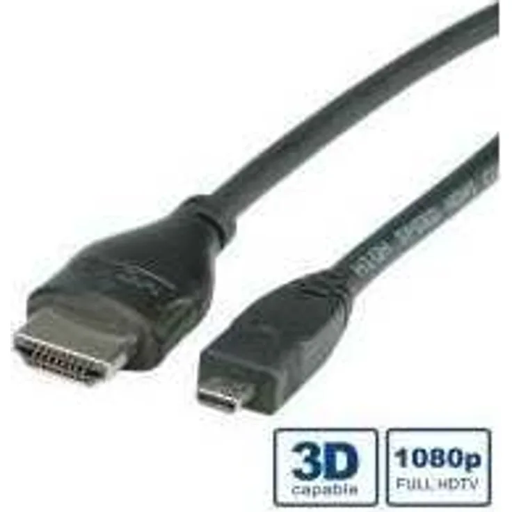 ROLINE HDMI High Speed Kabel mit Ethernet HDMI - M
