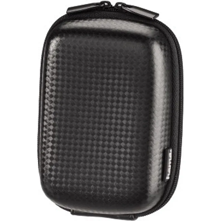 Hama Kameratasche ? stabiles Hard Case im Carbon-Stil ? ideal als kleine Fototasche und zur Kamera Aufbewahrung ? Farbe: Schwarz