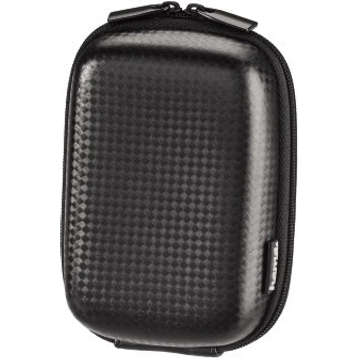 Hama Kameratasche ? stabiles Hard Case im Carbon-Stil ? ideal als kleine Fototasche und zur Kamera Aufbewahrung ? Farbe: Schwarz