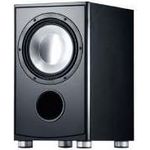 Canton AS 85.2 SC Aktiver Bass-Reflex Subwoofer (100-150 Watt) nuss-Silber Subwoofer schwarz