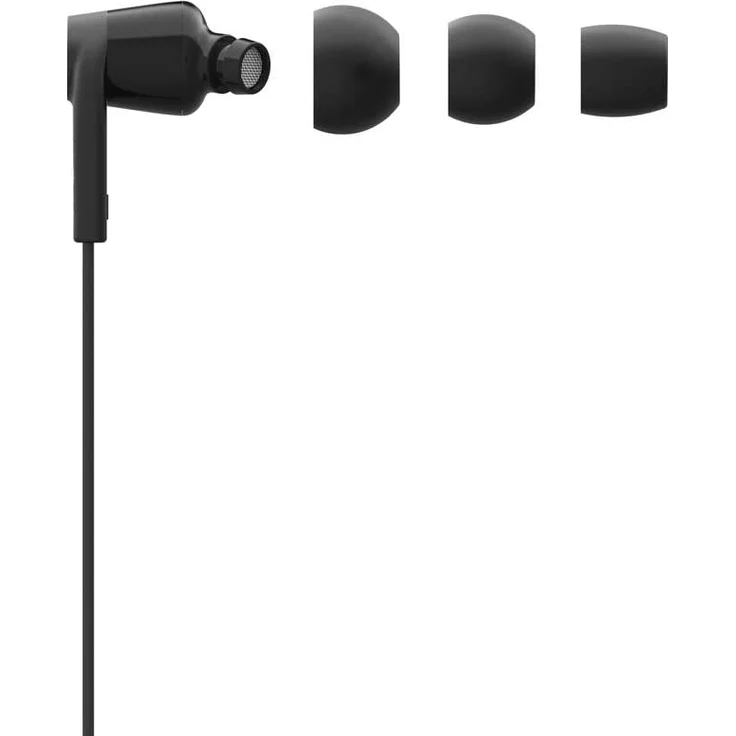Belkin RockStar USB-C-Kopfhörer für Samsung Galaxy S20, S20+, S20 Ultra, Note10, Note10+, S10, S10+, S10e, Google Pixel 3, 3XL, iPad Pro und andere Geräte (USB-C-In-Ear-Kopfhörer-Ohrhörer) Schwarz – Bild 4