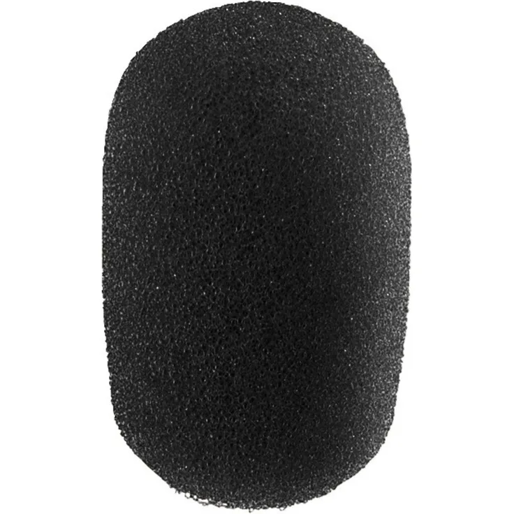 Monacor 23.5430 17 x 29 mm Schaumstoff Mikrofon Windschutzscheibe   Schwarz