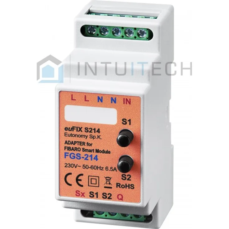 euFix S214 Eutonomy Adapter für FIBARO Smart Module FGS-214