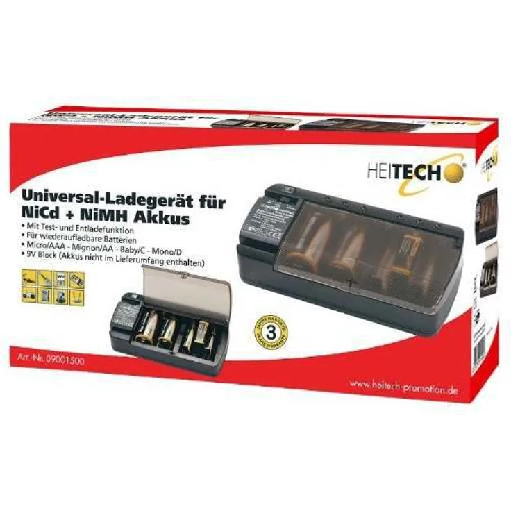 Heitech 09001500 Universal Charger MW 3398 GS