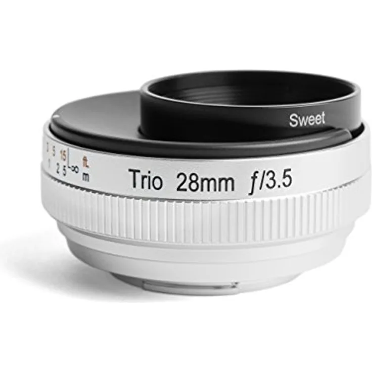 Lensbaby LB-8F Trio 28 für Anschluss Fuji X schwarz