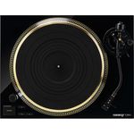 Reloop Turn 5 - quartz-gesteuerter HiFi Plattenspieler mit kräftigem Antrieb, kollektorloser, direktgetriebener DC Motor, Aluminium Plattenteller, statisch ausbalancierter S-förmiger Tonarm