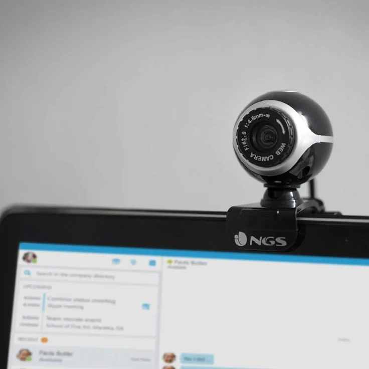 NGS XpressCam300 5MP USB 2.0 Schwarz, Silber Webcam - Webcams (5 MP, 8 MP, USB 2.0, Schwarz, Silber, CMOS, 180 g) – Bild 4