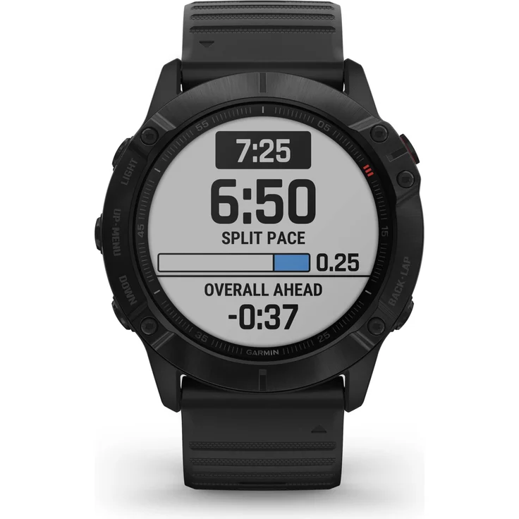 Garmin fēnix 6X Pro Smartwatch GPS, Unisex, 51mm, Kunststoffgehäuse, Schwarz – Bild 2