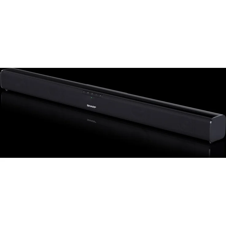Sharp HT-SB110 2.0 Slim 2.0 Soundbar, kabellos/kabelgebunden, geeignet für TV, schwarz (2018) – Bild 3