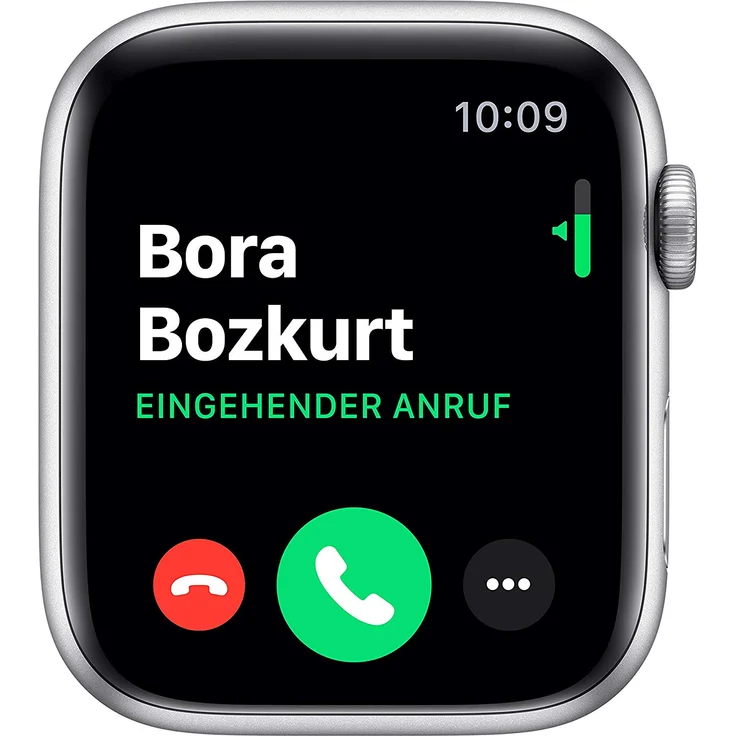 Apple Watch Series 5 Smartwatch GPS, Unisex, 44mm, Aluminiumgehäuse, Sportarmband, Silber – Bild 3