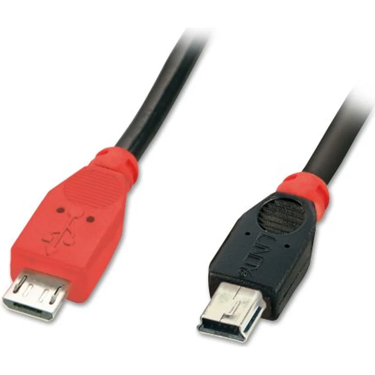 LINDY USB 2.0 Kabel Micro-B-Mini-B OTG M-M 1m