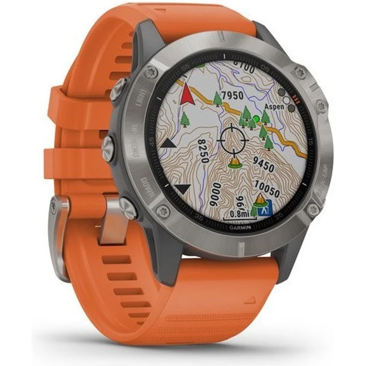 Garmin fēnix 6 Pro Sapphire Smartwatch GPS 47mm Orange – Bild 6